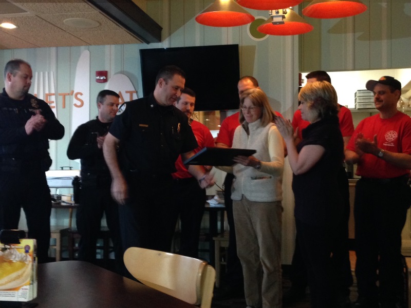 Jill Miller receives award